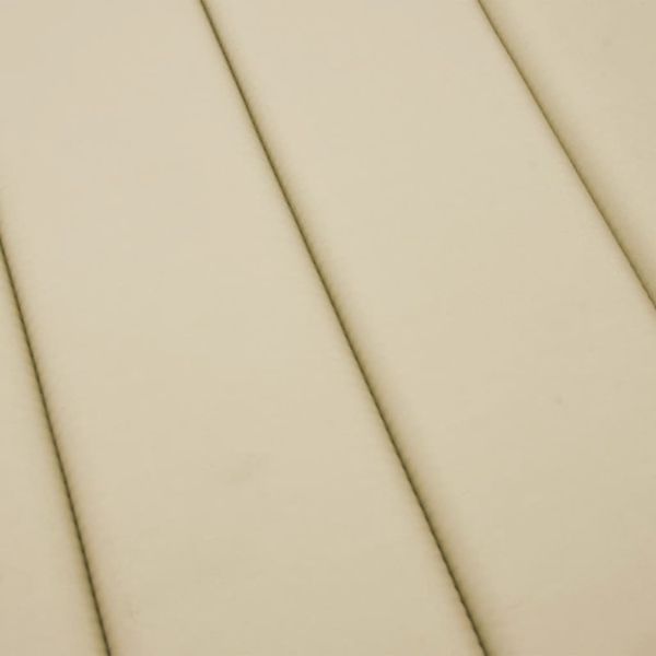 Шалте за шезлонг, бежово, 200x60x3 см, Оксфорд плат