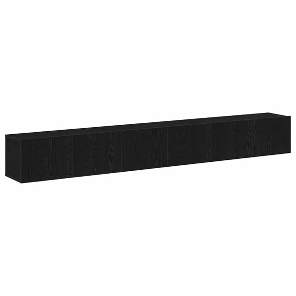 Комплект ТВ шкаф 3 pcs Черния дъб 80 x 30 x 30 см