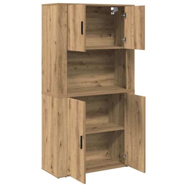Висок шкаф Дъб 80 x 33 x 150 см Инженерно дърво