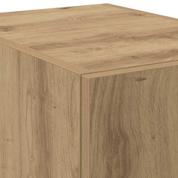 Висок шкаф 2 pcs Дъб 30 x 42,5 x 185 см