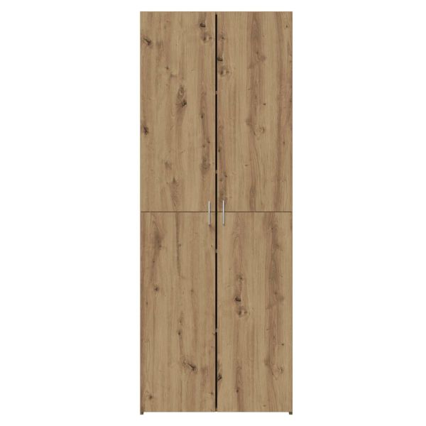 Висок шкаф 2 pcs Дъб 70 x 42,5 x 185 см