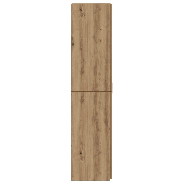 Висок шкаф 2 pcs Дъб 70 x 42,5 x 185 см