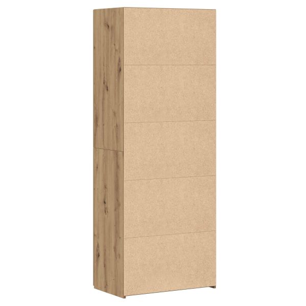 Висок шкаф 2 pcs Дъб 70 x 42,5 x 185 см