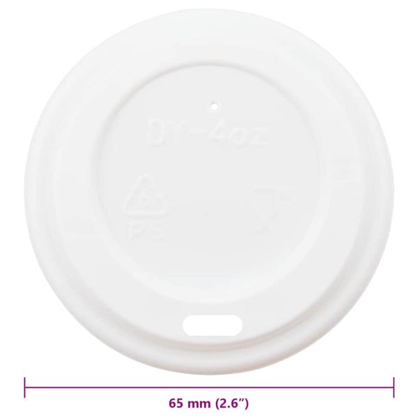 Хартиена чаша за кафе с капак Ø60 mm 4oz 1000 бр.
