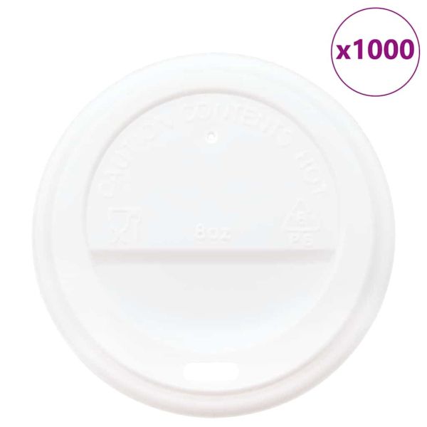 Хартиена чаша за кафе капачки Ø80 mm 8oz 1000 бр.