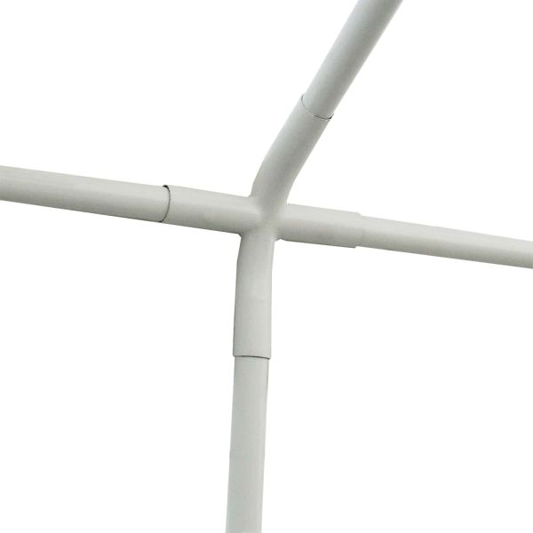 Тент без рамка Бял 12 x 6 м ПЕ