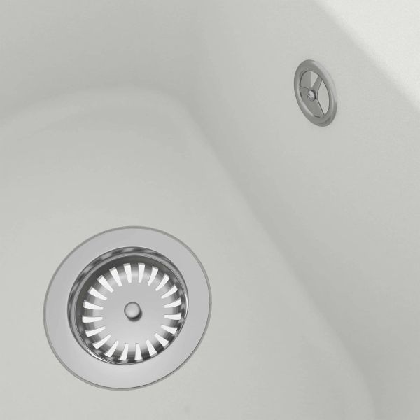 Кухненска мивка Бяло 78 x 47 x 20.5 см Гранит