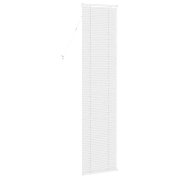 Венецианска щора Бял 213 x 60 см 25 mm ПВЦ