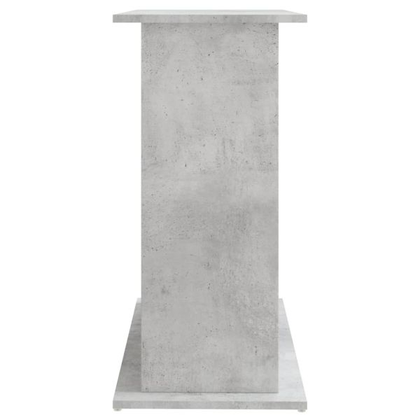 Стойка за аквариум, бетонна, сива, 81x36x73 см, инженерно дърво