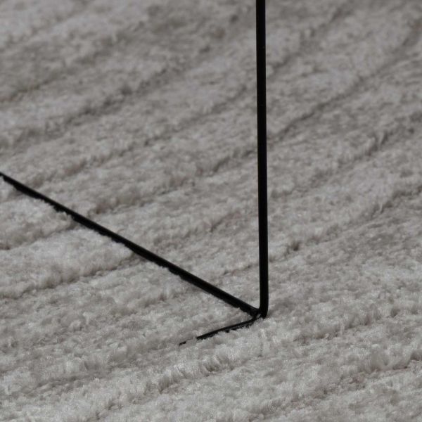 Килими за помещение Кръгла GALATI Сив Ø 120 СМ Полиестер