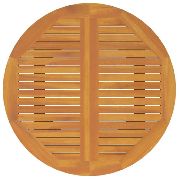 Градински трапезен комплект от 3 части, акация масив