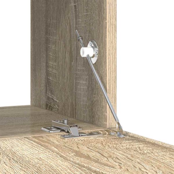 Комплект ТВ шкафове от 10 части, дъб сонома, инженерно дърво