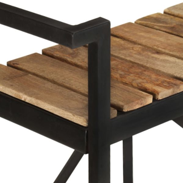 Кухненска количка, 87x36x81 см, мангово дърво масив