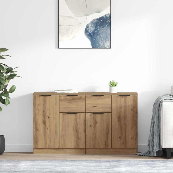 Скейдбордове 2 pcs Дъб 60 x 30 x 70 см Инженерно дърво
