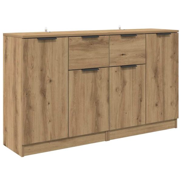 Скейдбордове 2 pcs Дъб 60 x 30 x 70 см Инженерно дърво