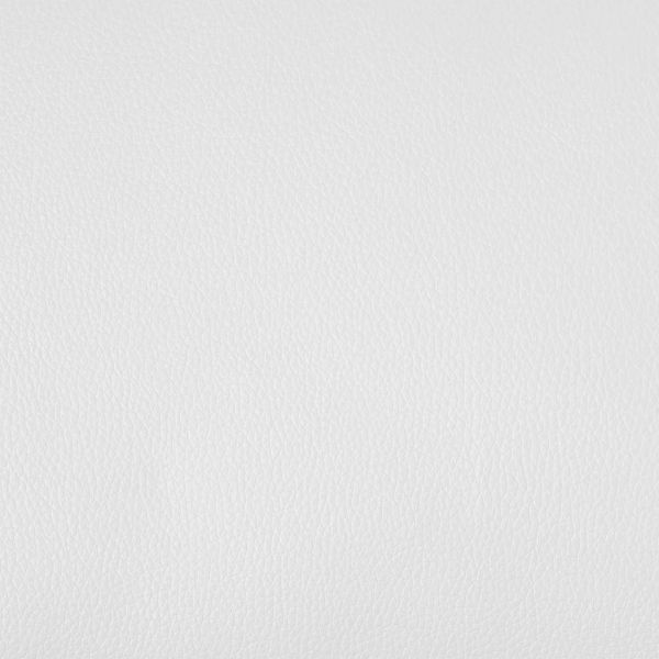 Фотьойл с кубична форма, бял, изкуствена кожа