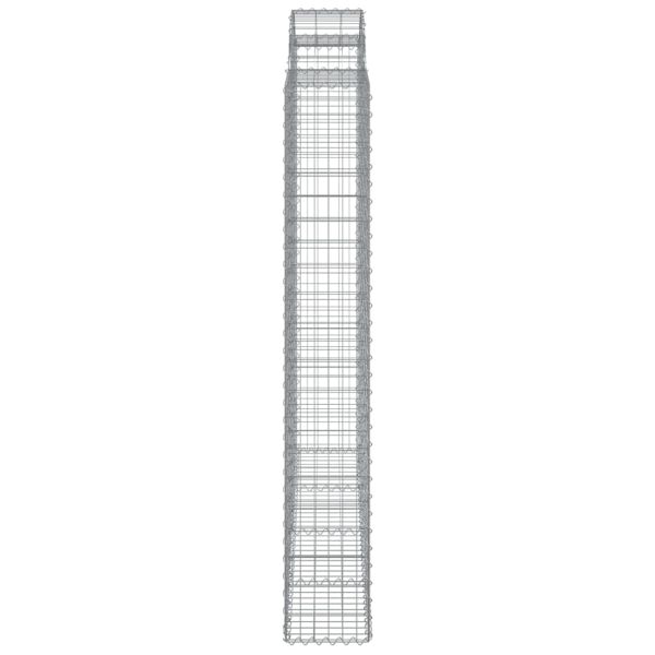 Габионни кошници арка 2 бр 200x30x200/220 см поцинковано желязо