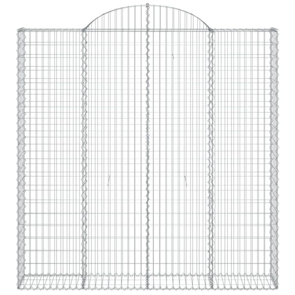 Габионни кошници арка 4 бр 200x30x200/220 см поцинковано желязо