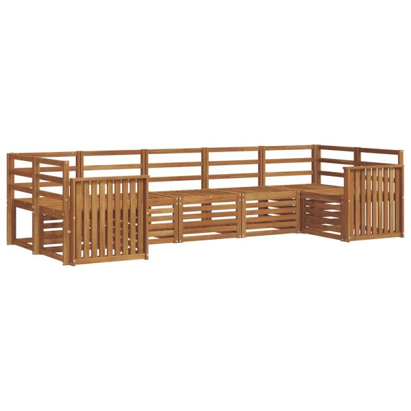 Комплект секционен диван 7 pcs Естествен