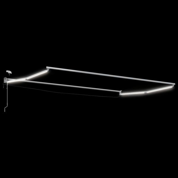 Електрически разтегателен навес Черен 4 × 3 m