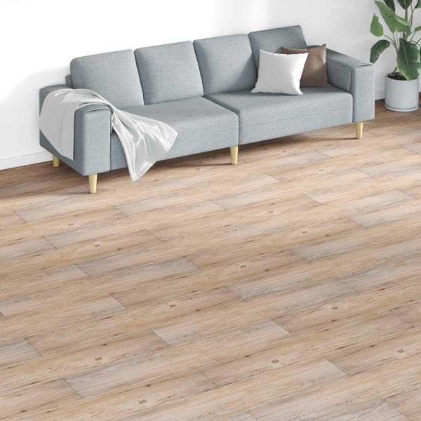 Дъски за под 18 pcs Кафяво 5,26 м² ПВЦ