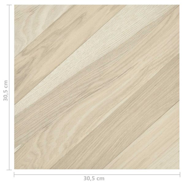 Дъски за под 55 pcs Бежово 5,11 м² ПВЦ