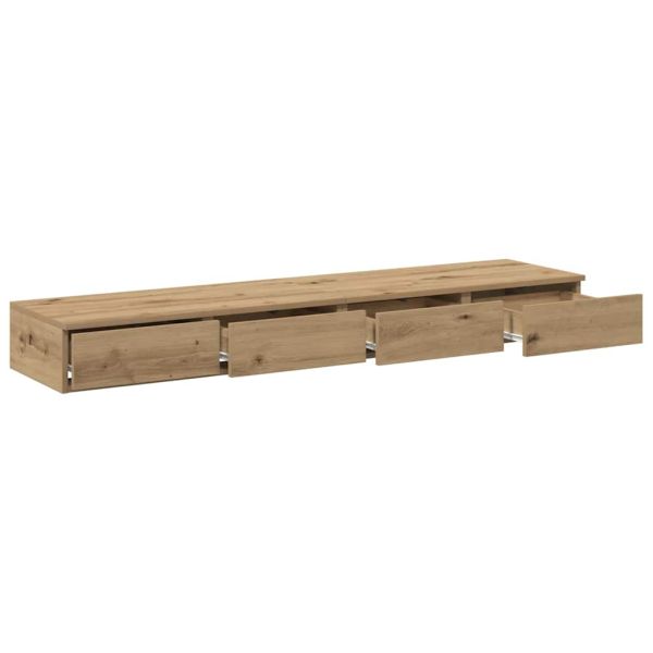 Чекмеджета за легло Дъб 150 x 36,5 x 16,5 см