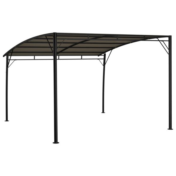 Градинска тента сенник, 3x3x2,55 м, таупе