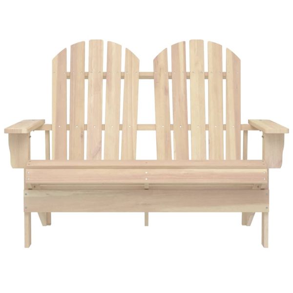 2-местен градински стол "Адирондак", чам масив