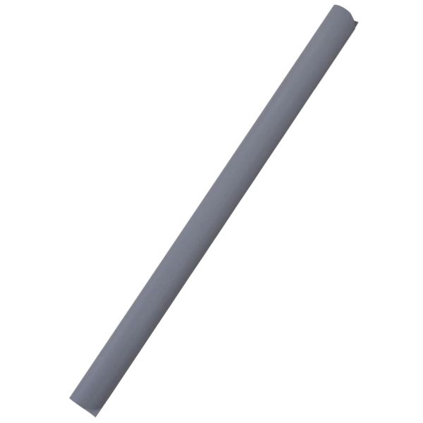Градински параван за уединение, PVC, 70x0,19 м, светлосив