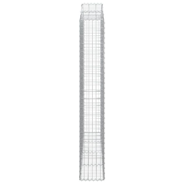 Дъговидна габионна кошница 200x30x200/220 см поцинковано желязо