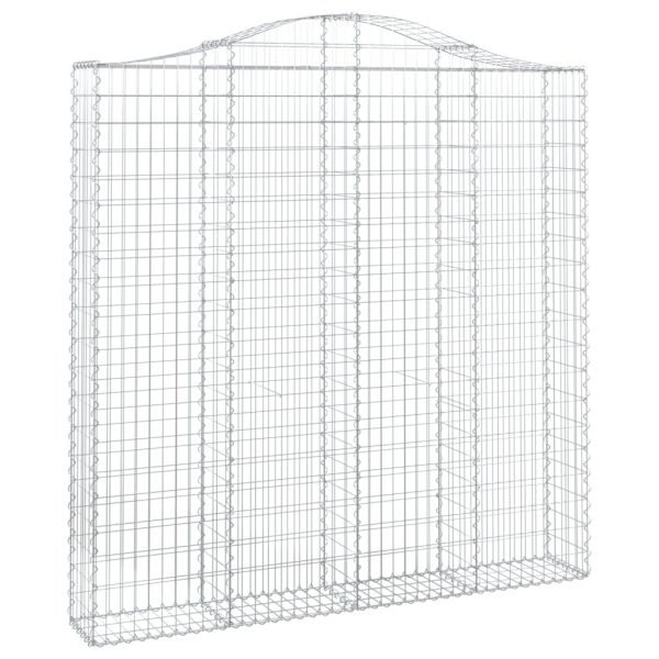 Габионни кошници арка 3 бр 200x30x200/220 см поцинковано желязо