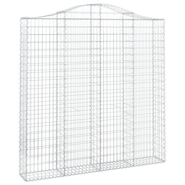 Габионни кошници арка 4 бр 200x30x200/220 см поцинковано желязо