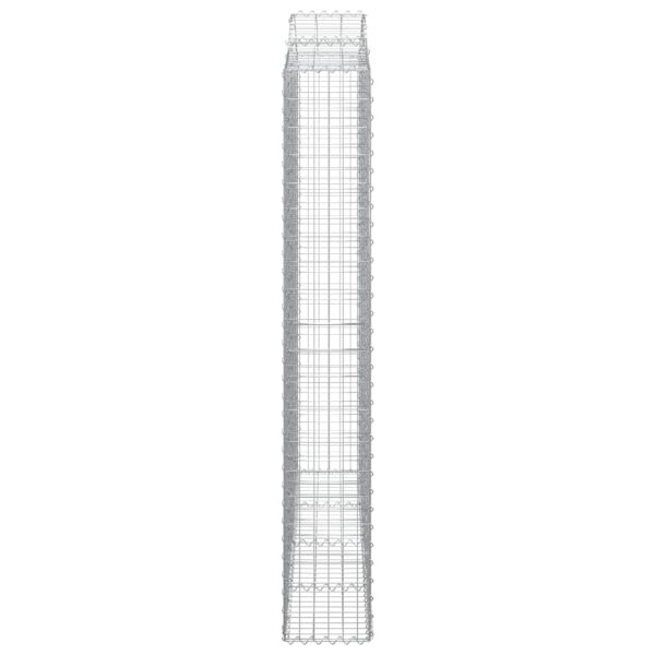 Габионни кошници арка 4 бр 200x30x200/220 см поцинковано желязо