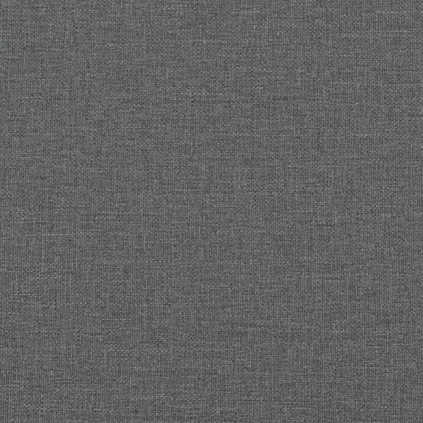 Рамка за легло без матрак, тъмносива, 100x200 см, плат