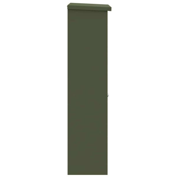 Пощенска кутия за пратки Маслиненозелен 44,5 x 29 x 110,5 см