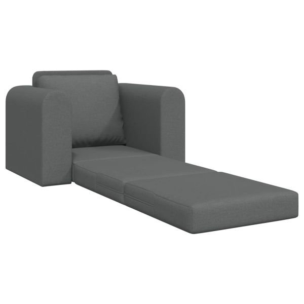 Диван легло Тъмен сив 98 x 71 x 83 см текстил