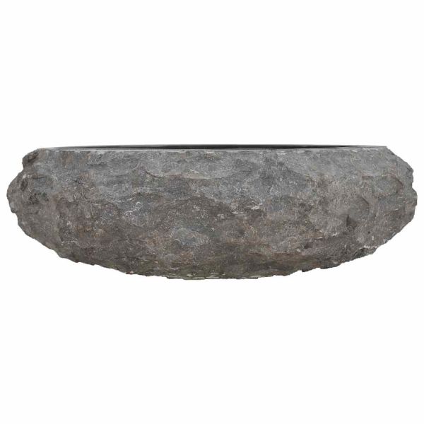 Мивка, 40x12 см, мрамор, черна