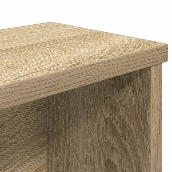 Кухненски стелажи, подреждащи се 2 бр дъб сонома 60x15x16 см