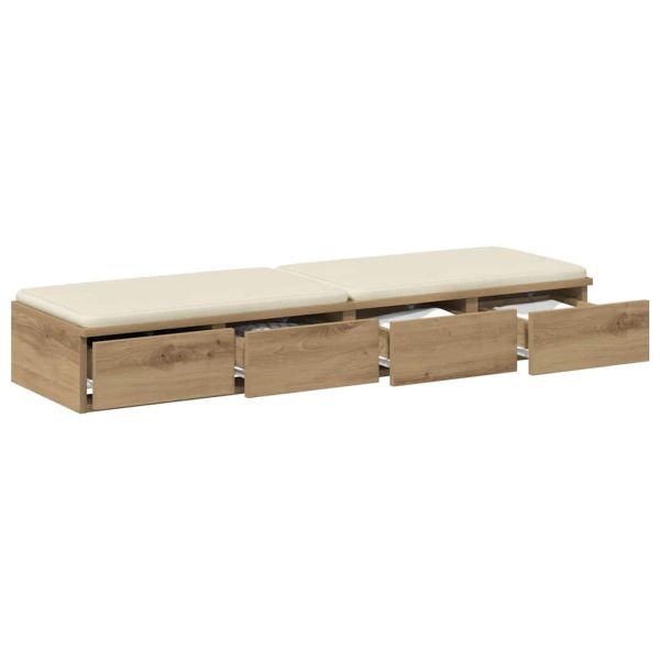 Чекмеджета за легло Дъб 120 x 36,5 x 16,5 см