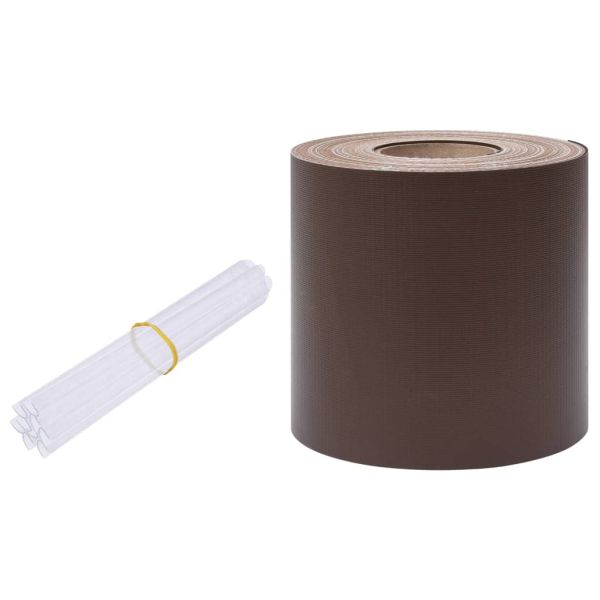 PVC лента за поверителност 35x0,19 м, кафява