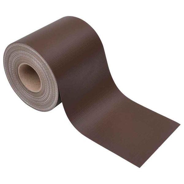 PVC ленти за поверителност 140x0,19 м, кафяви
