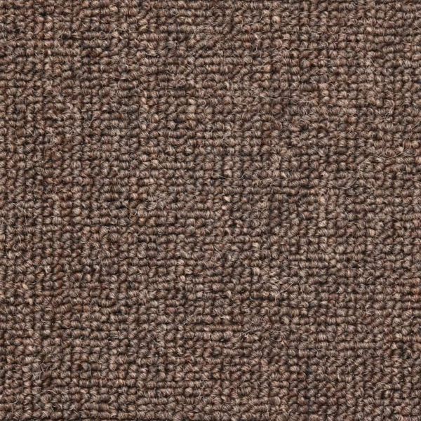 Изтривалки за стълби, 30 бр., 56x17x3 см, кафеенокафяви, полукръгли