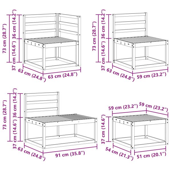Комплект дивани Естествен