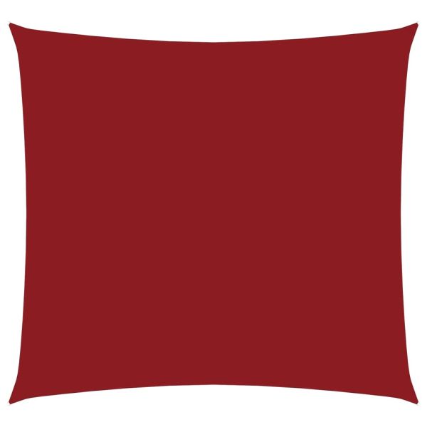 Платно-сенник, Оксфорд текстил, квадратно, 3x3 м, червено