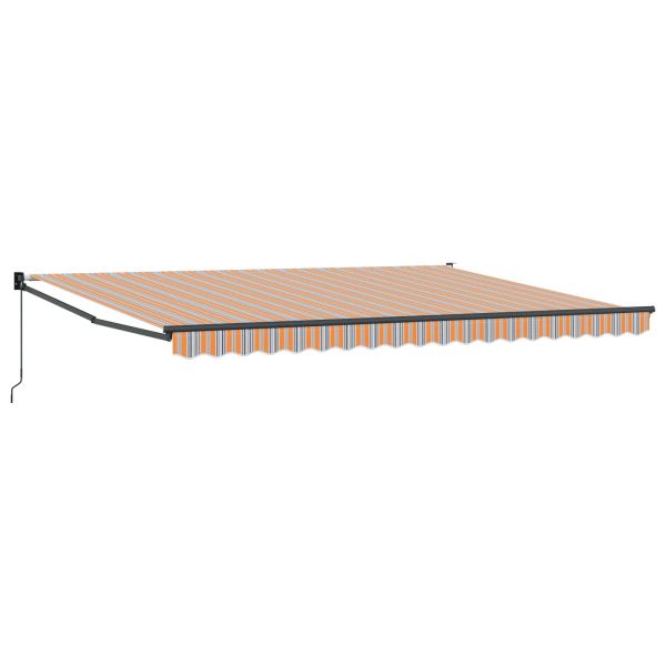 Прибираща се тента Многоцветен 450 × 300 cm
