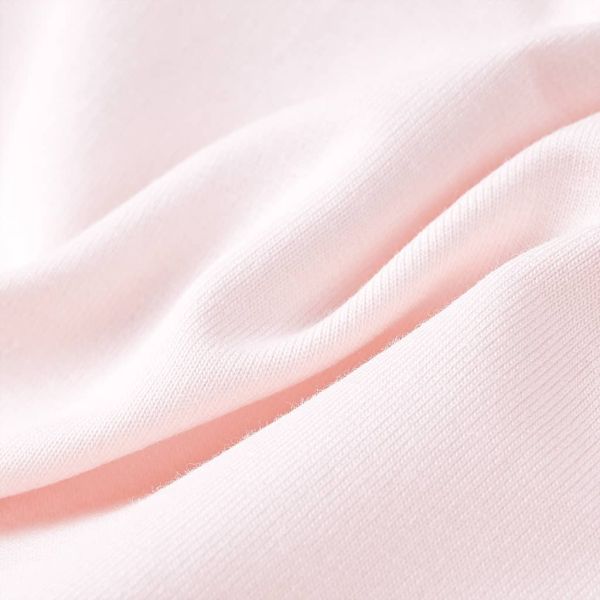 Детски суитшърт, нежно розово, 128