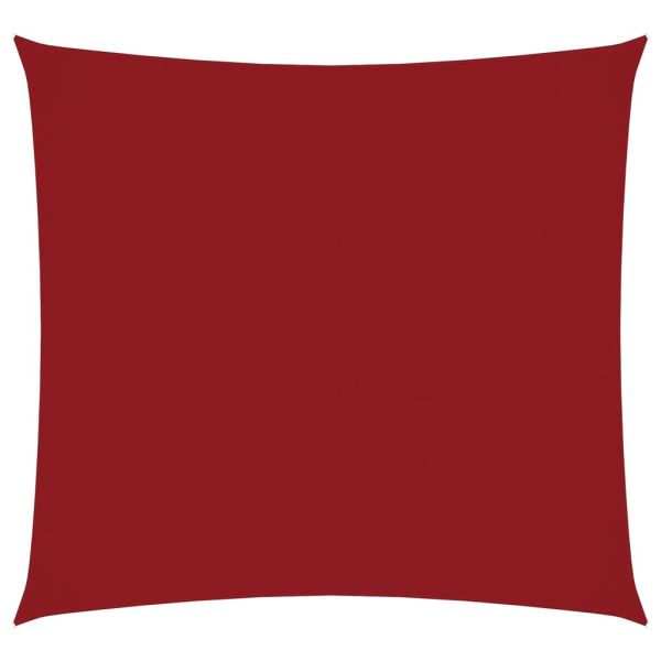 Платно-сенник, Оксфорд текстил, квадратно, 4x4 м, червено