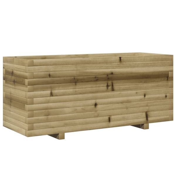 Градинска кашпа 110x40x49,5 см импрегниран бор