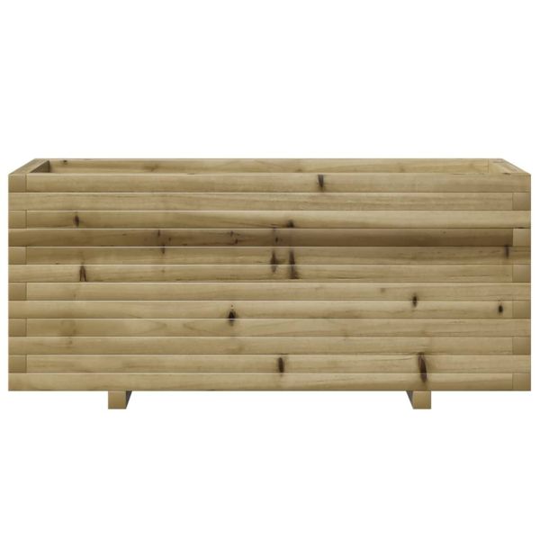 Градинска кашпа 110x40x49,5 см импрегниран бор